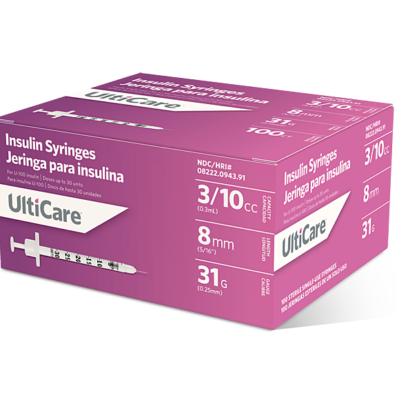 UltiCare U 100 Insulin Syringes