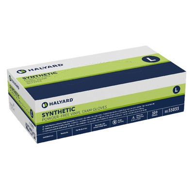 Synthetic Vinyl Exam Gloves, White