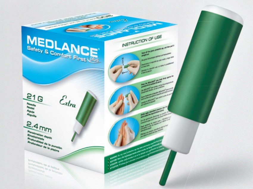 Medlance Plus Lancet, Pressure Activated