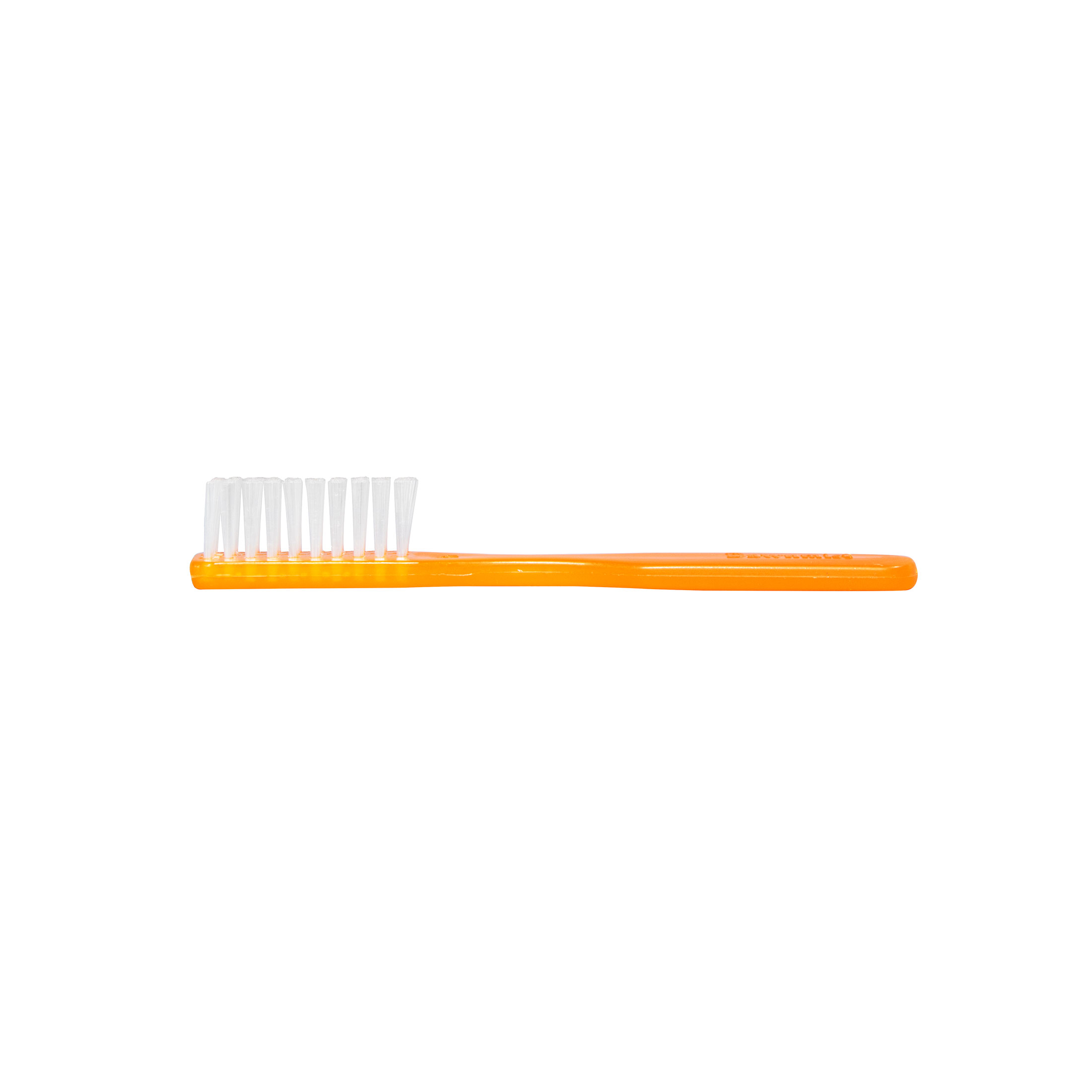 Toothbrush, White Nylon Bristles, 30 Tuft, 4"