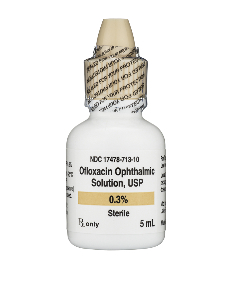 Ofloxacin Ophthalmic Solution 0.3%, Rx, Sterile