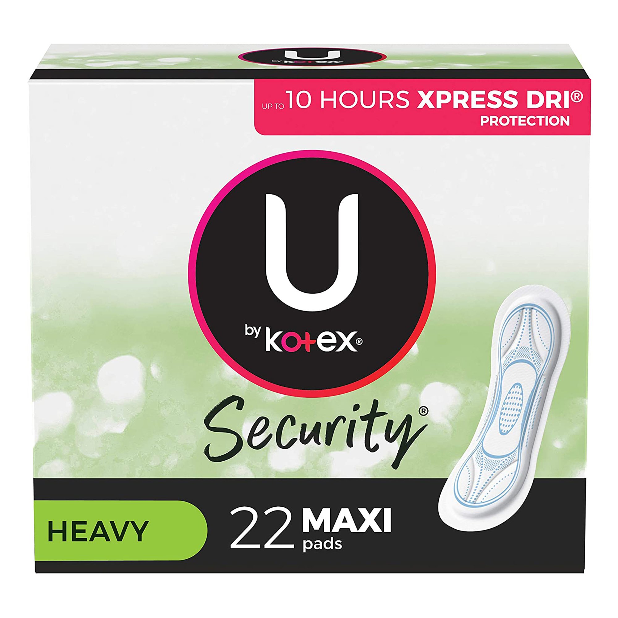 Feminine Pad U by Kotex Maxi Super Absorbency