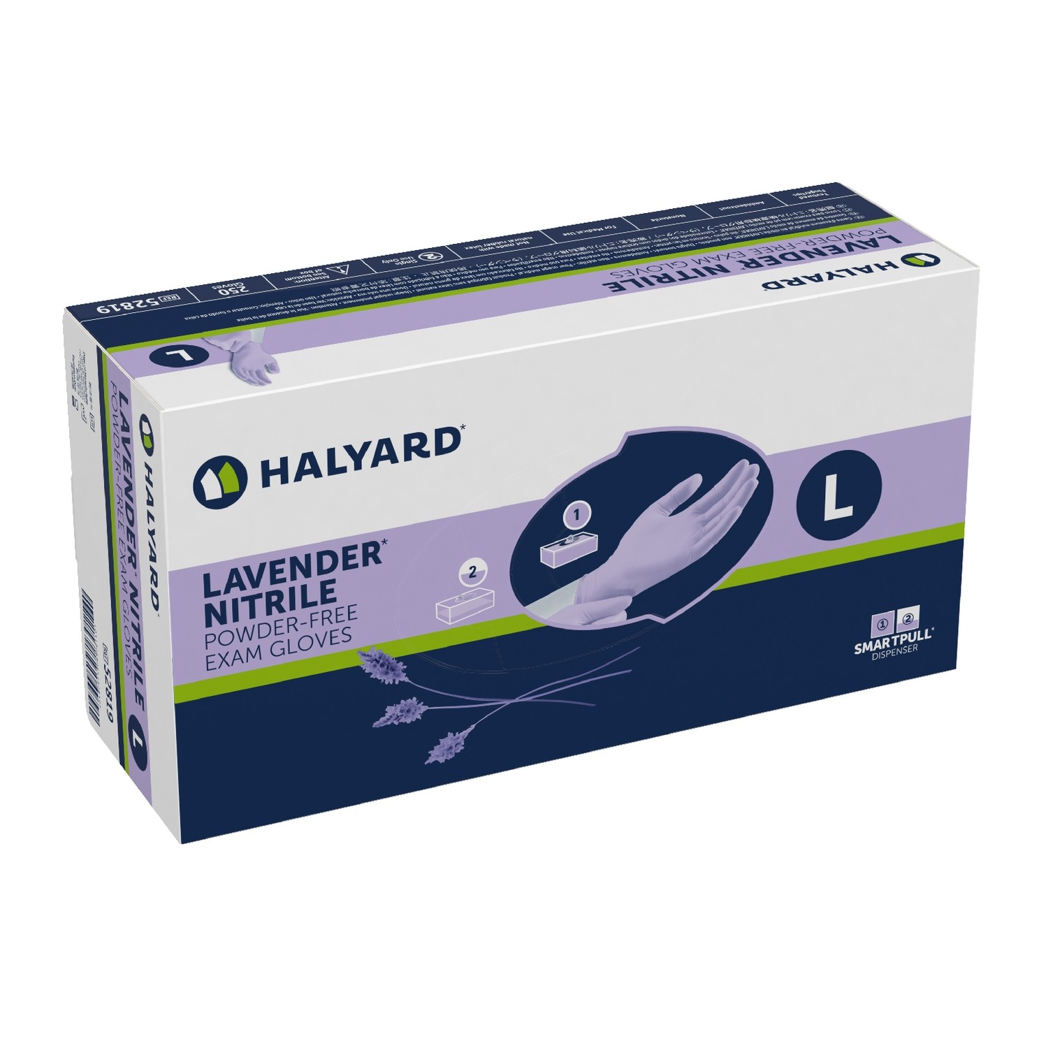KC100 Lavender Nitrile Exam Gloves 250/Box