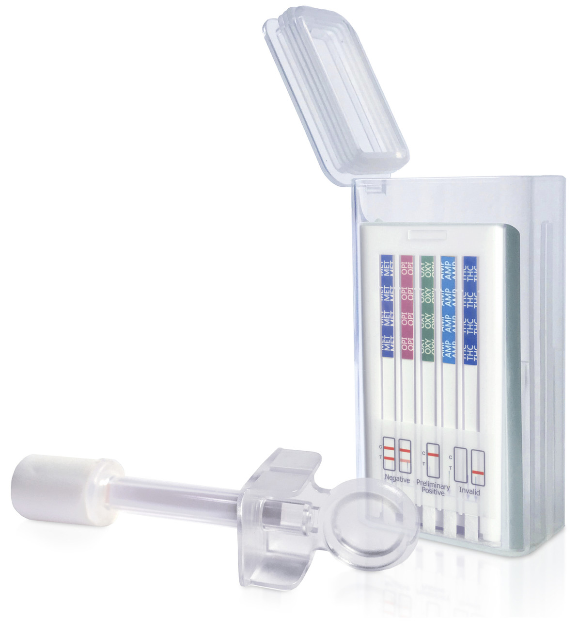 Drugs of Abuse Test TCube 10 Drug Panel Saliva Sample For Employment and Insurance Use Only