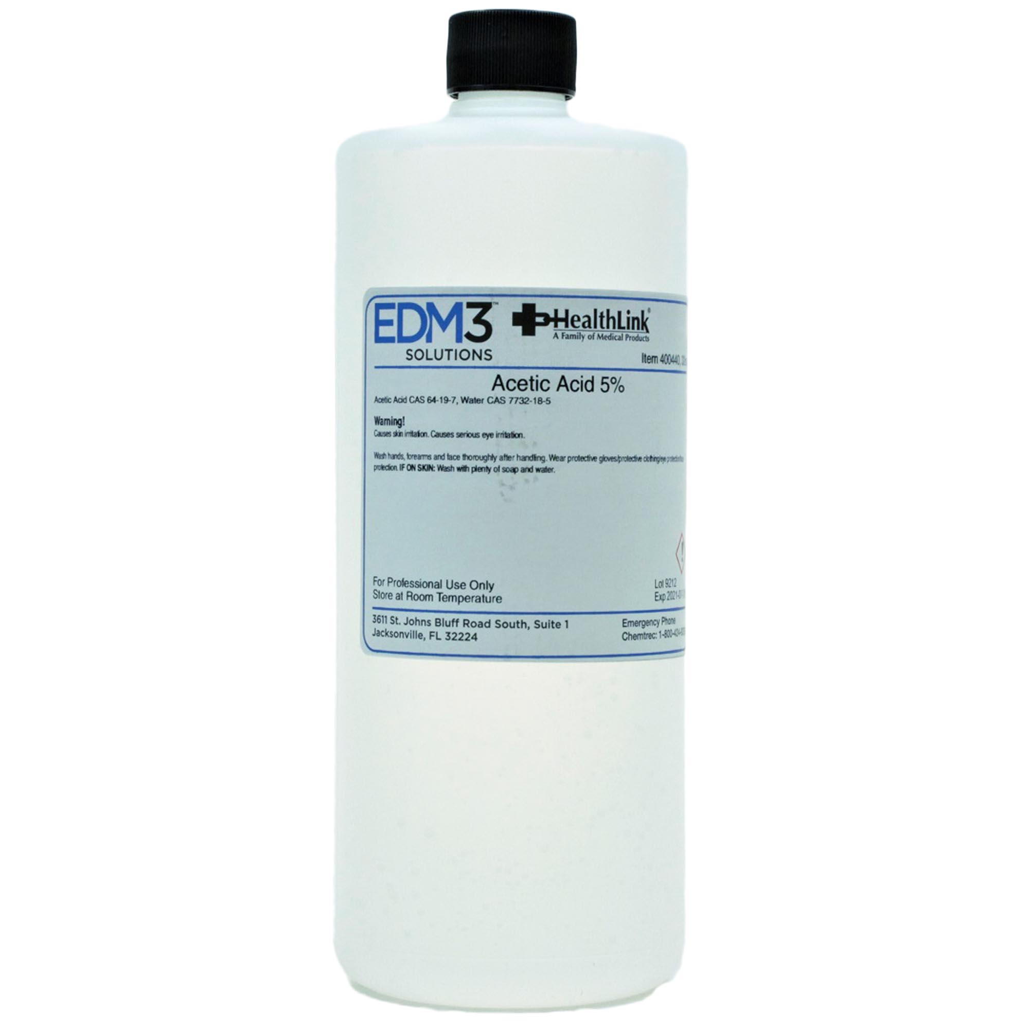 Acetic Acid, Chemistry Reagent, 5%, Non Regulated