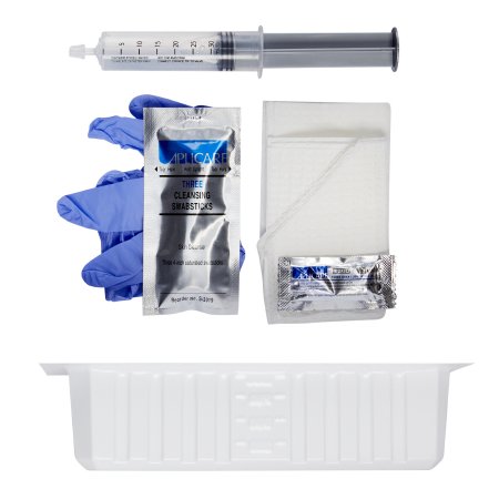 Dover Catheter Insertion Tray, 30cc Syringe, 1000mL Basin, BZK Swabsticks