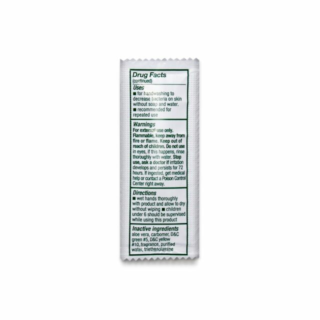 Instant Hand Sanitizer Pouch, Fresh Scent
