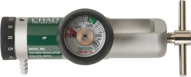 Chad CGA 870 Oxygen Regulator, 0-8 LPM