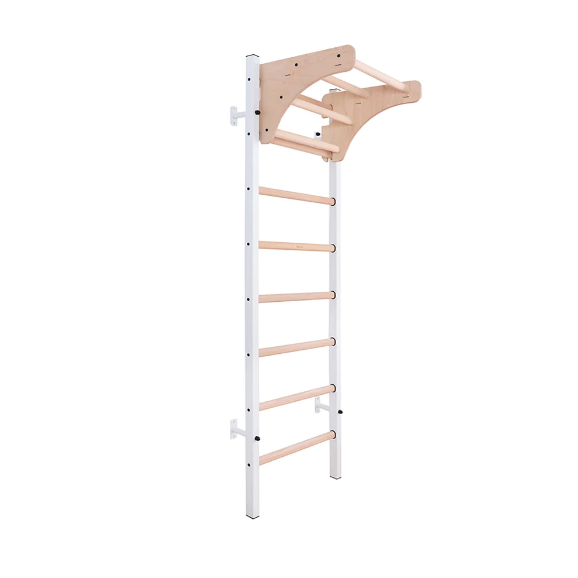 211 Wall Bar with Adjustable Beech Wood Pull Up Bar