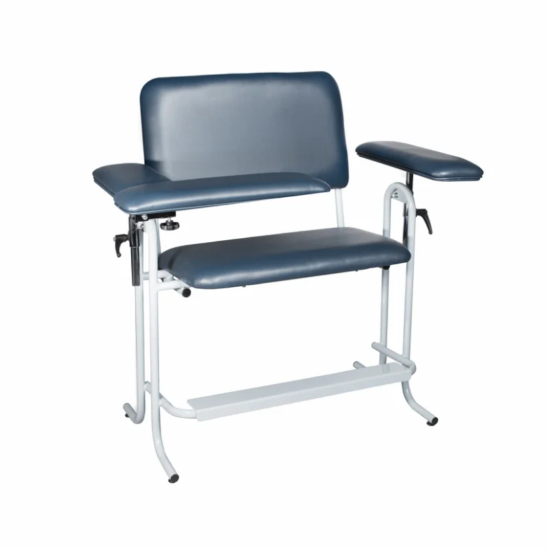 Bariatric Upholstered Blood Draw Chair with Flip Arm