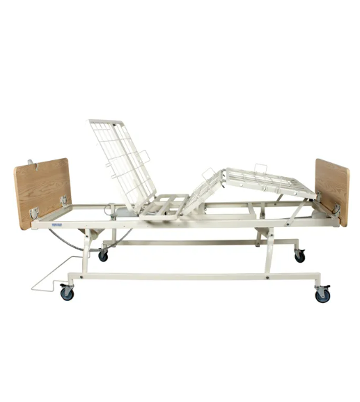 D100 LTC 3 Function Standard Bed, Light Oak Wood Boards 