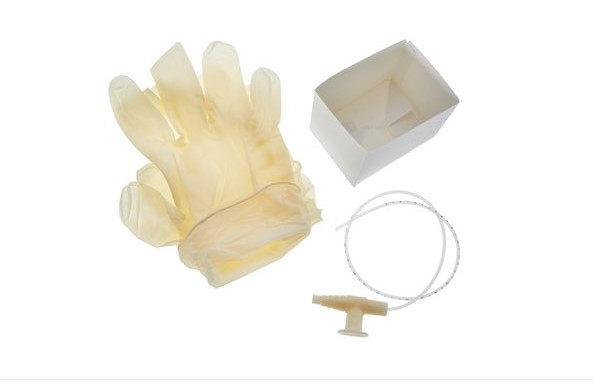 AMSure Suction Catheter Kit, Solution Cup, Latex Free, Two Vinyl Gloves