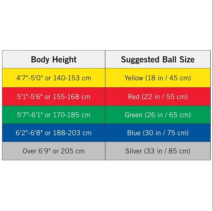 Pro Series SCP Exercise Ball, Bulk Packaged in a Poly Bag