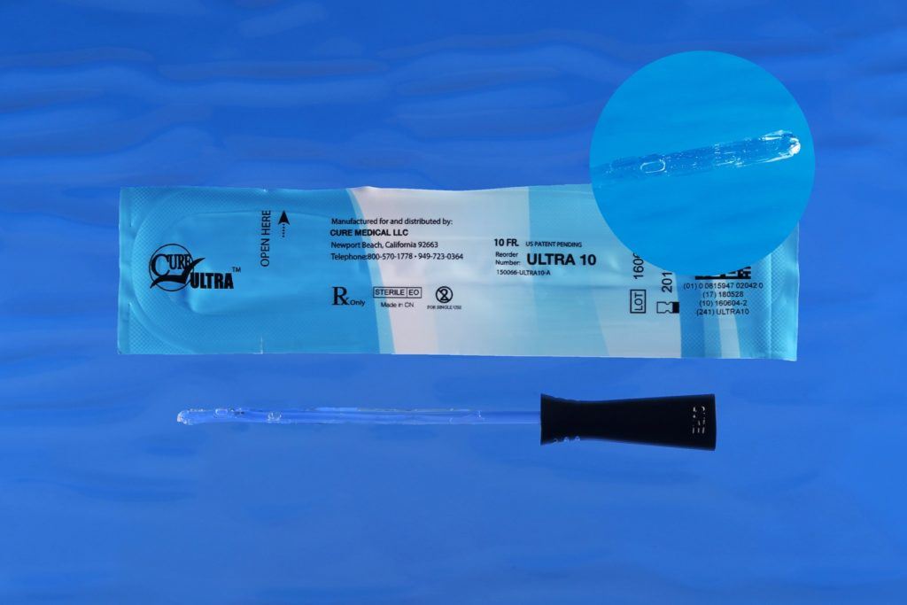 Cure Ultra Catheters for Women, Straight Tip, Single Use, Sterile