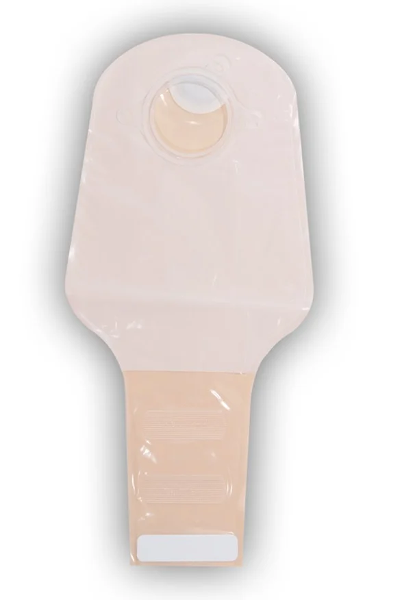 Natura Two Piece Drainable Pouch, Opaque, 12", 1-Sided Comfort Panel and Tail Clip