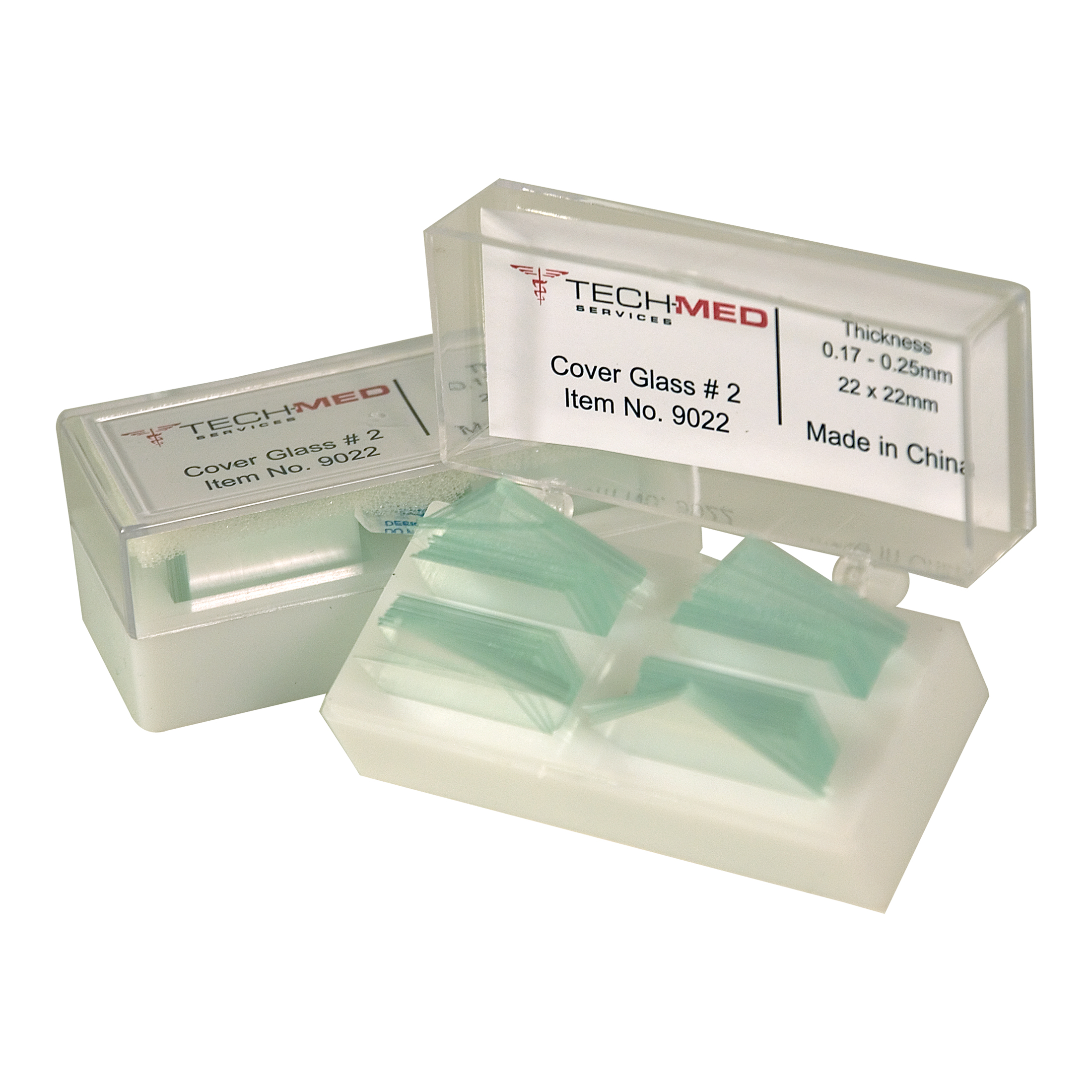 Tech Med Cover Glass, Thickness #2, 0,17 - 0,25mm 