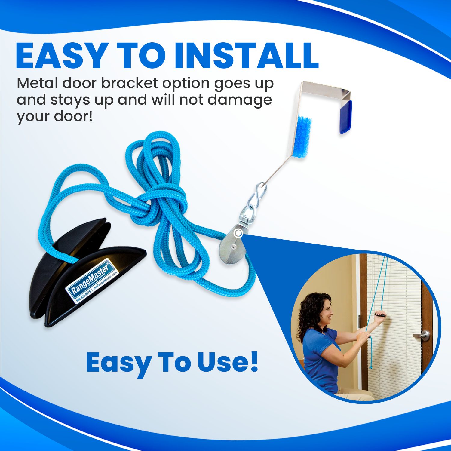 Shoulder Pulley with Webbing Door Strap