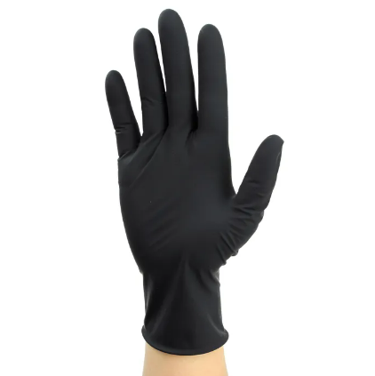 Black Arrow Latex Exam Gloves, Powder Free, Non Sterile