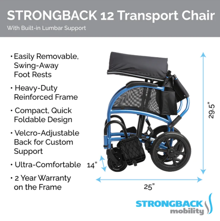 Excursion 12 Transport Wheelchair