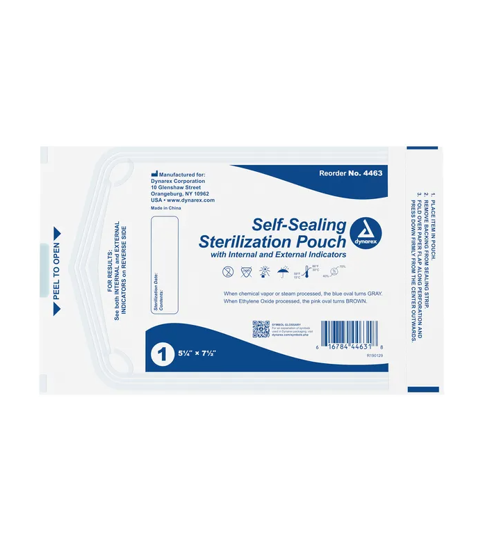 Sterilization Pouch - 5.25" x 7.5" - Clearance