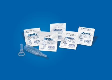 UltraFlex Male External Catheter, Silicone, Self Adhesive