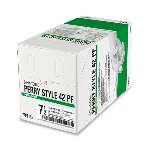 Encore Perry Style 42 Surgical Gloves, Latex, Powder Free, Sterile