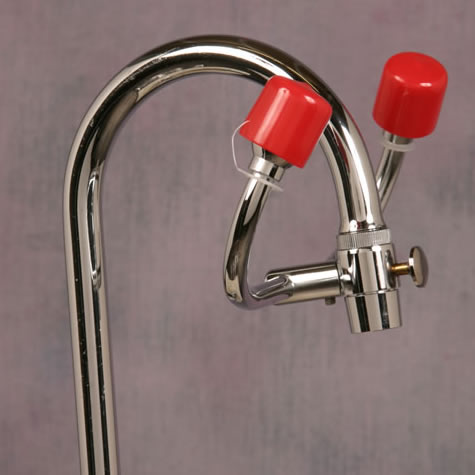 OK-II Lab Opti-Klens Face and Eyewash Fountain for Laboratory Faucets