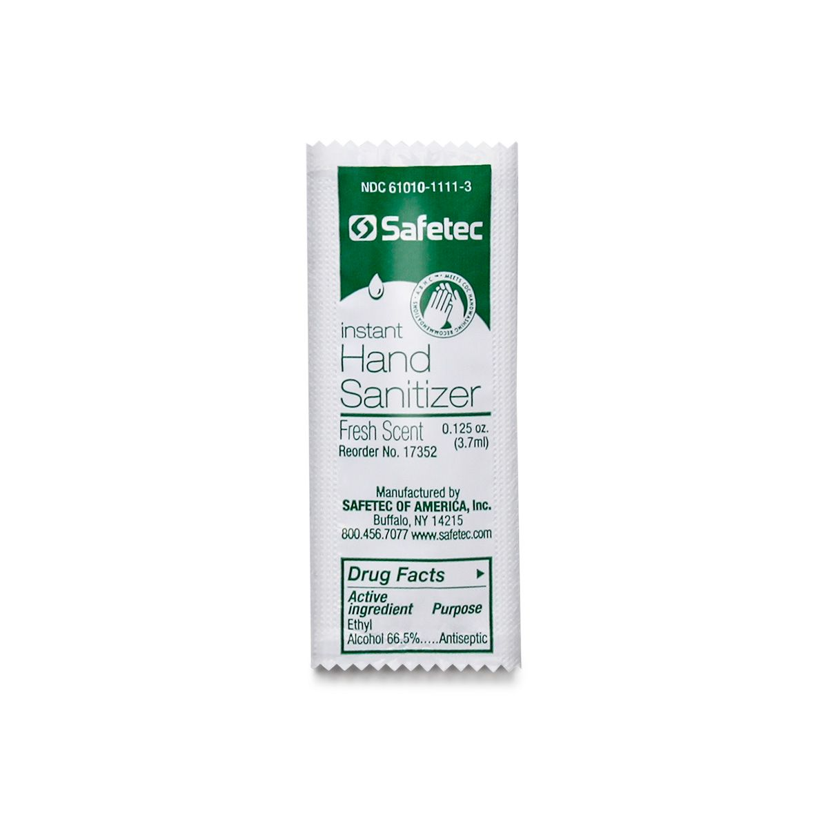 Instant Hand Sanitizer Pouch, Fresh Scent, 9 g 