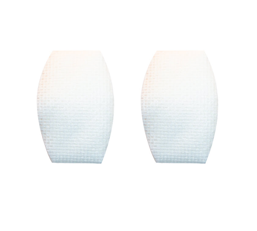 AMD Medicom Ritmed Eye Pad Dressing Sponge, White, Sterile, Oval A1111