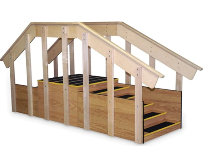 ADA Convertible Space Saver Training Staircase