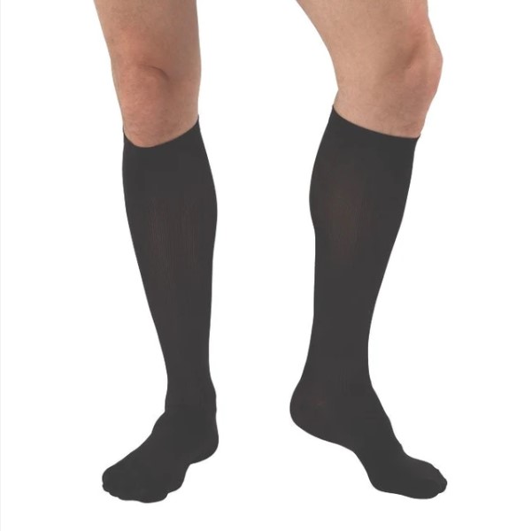 Activa Ribbed Mens Dress Socks, Firm Support, 20 30 mmHg