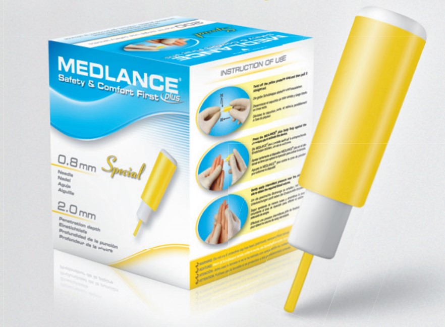 Medlance Plus Lancet, Pressure Activated