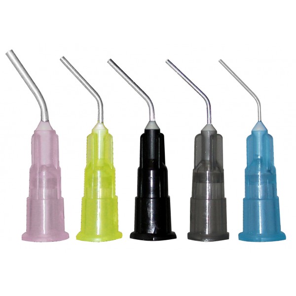 Defend Plus Pre Bent Dispensing Tips, Composites & Cements, 19 ga