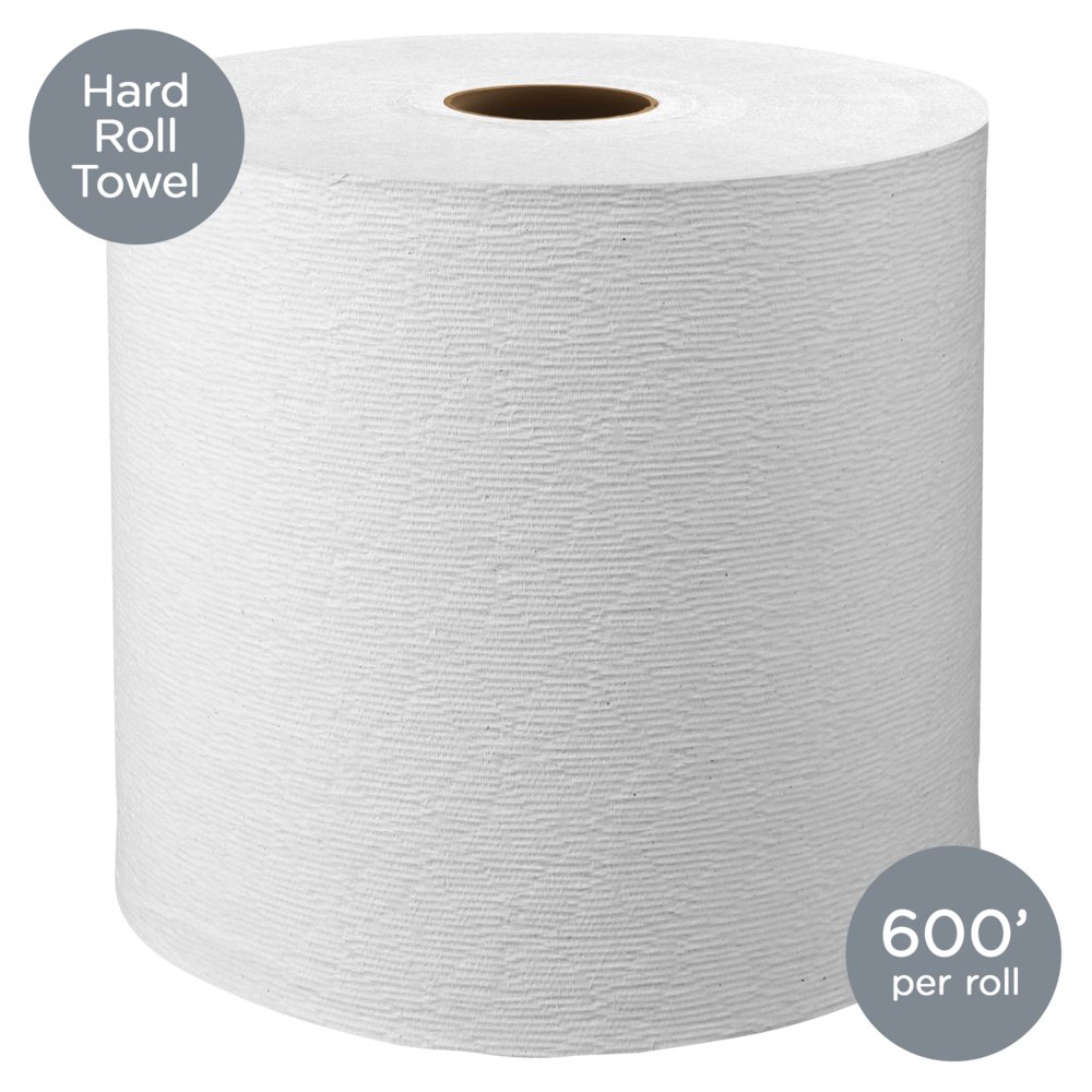 Kleenex Hard Roll Paper Towels, Core Size 1.75”.
