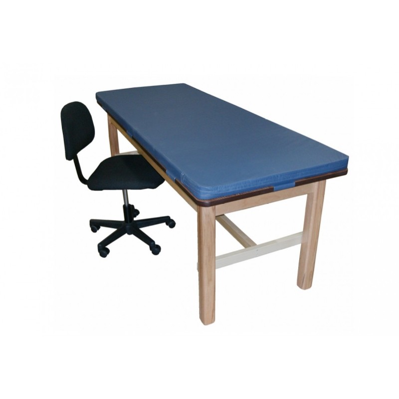 H Brace Classroom Treatment Table With 2" Removable Mat