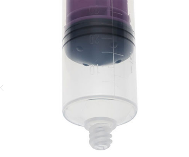 AMSure Thumb Control Ring Syringe with ENFit Tip, Sterile