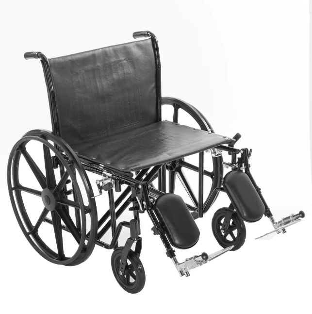 Titus Heavy Duty Bariatric Wheelchair with Elevating Leg Rests