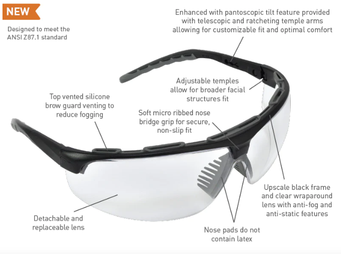 ProVision Infinity Wraparound Safety Glasses