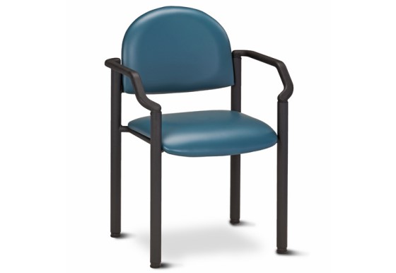 Black Frame Chair with Arms