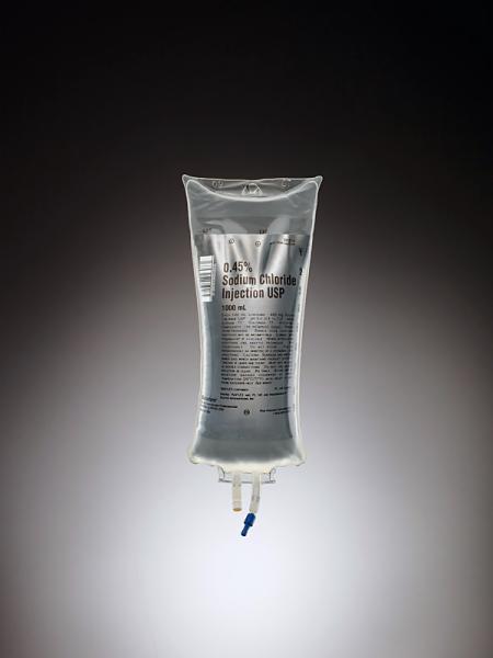 Baxter Sodium Chloride Injection, USP, 500 mL Viaflex Plastic Container ...