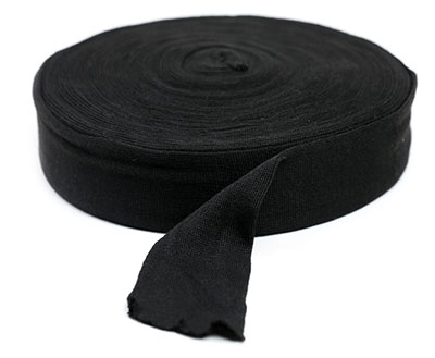 Black Polyester Stockinette