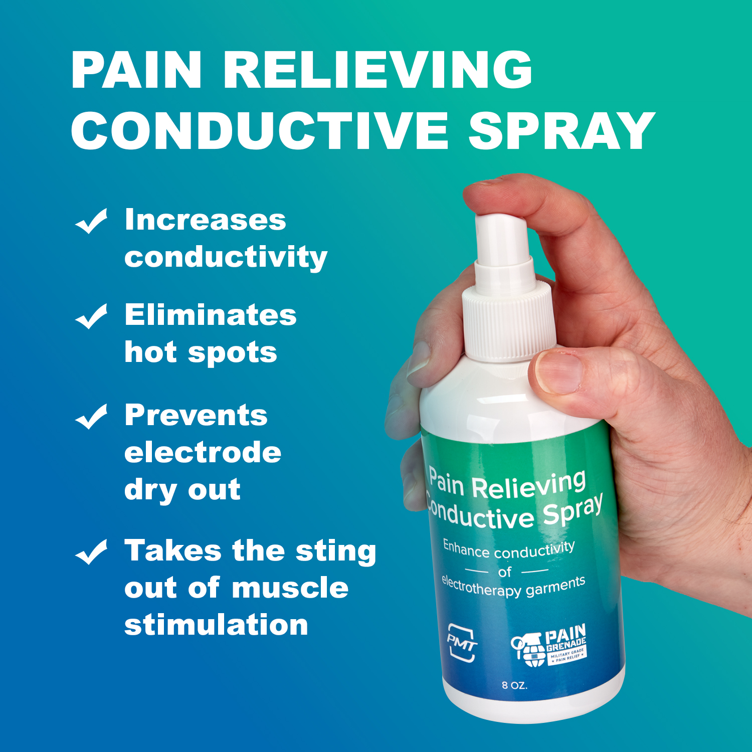 Pain Relieving Conductive Spray
