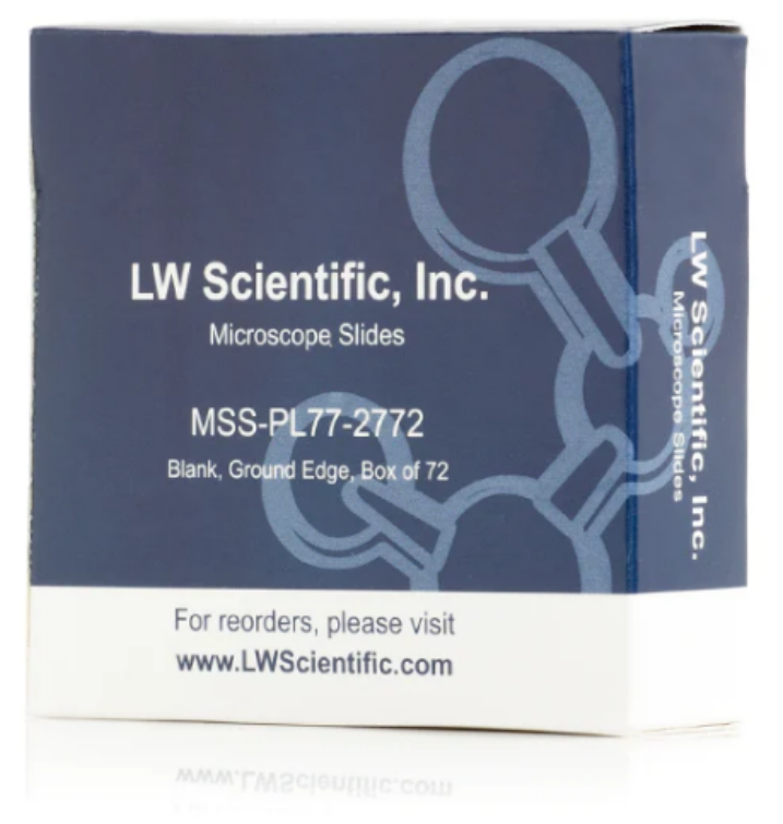 Microscope Slides, Ground Edge