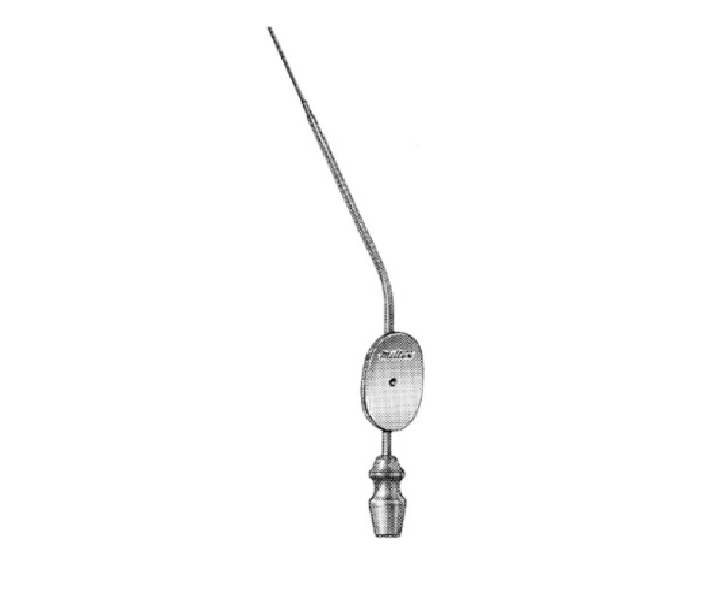 Schuknecht Suction Tubes with Thumb Plate and Cut Off