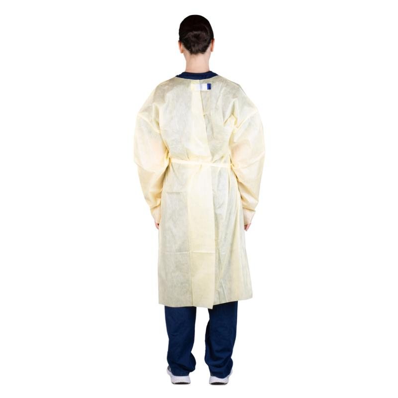 AAMI Level 2 Isolation Gown, Yellow