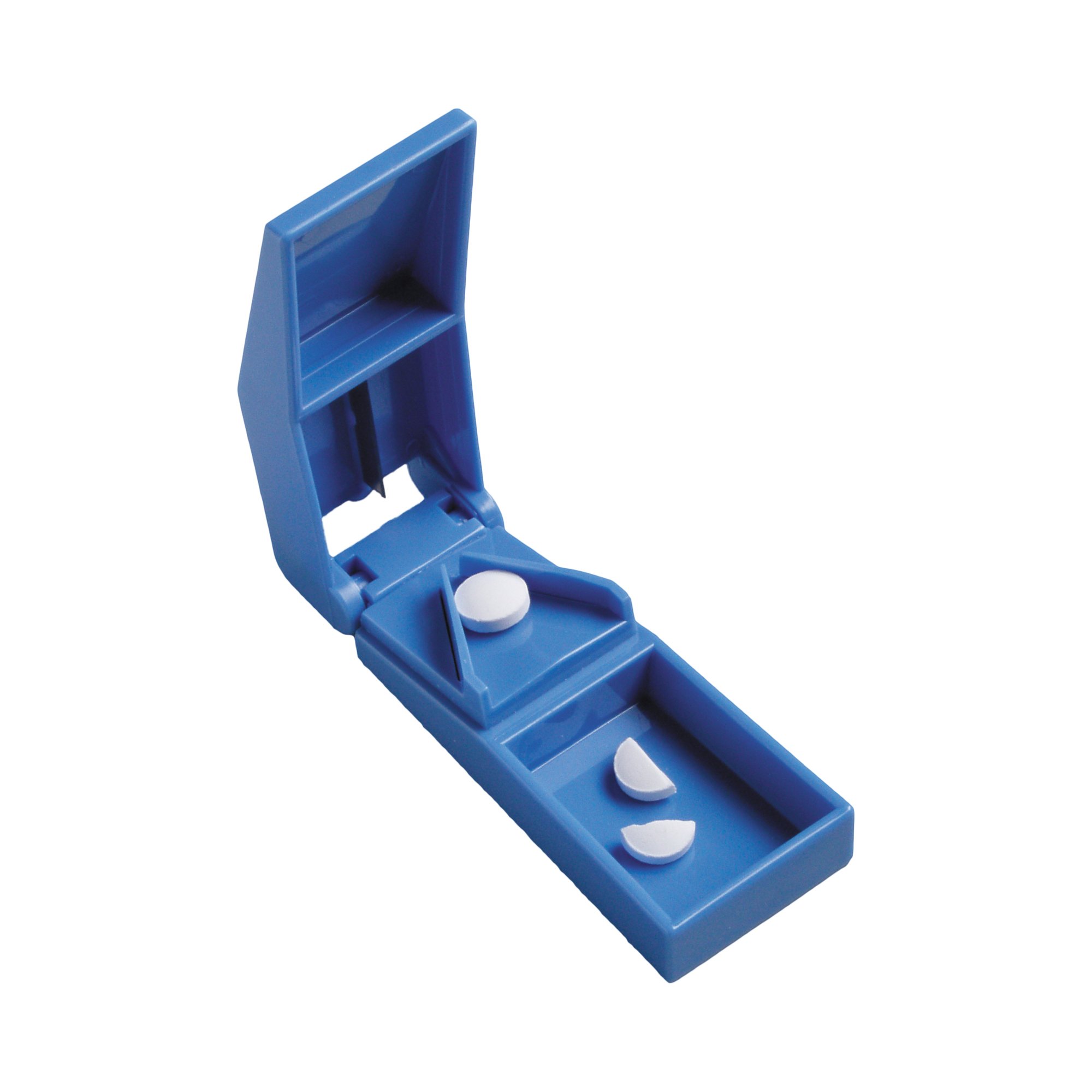 Pill Cutter Hand Operated Blue