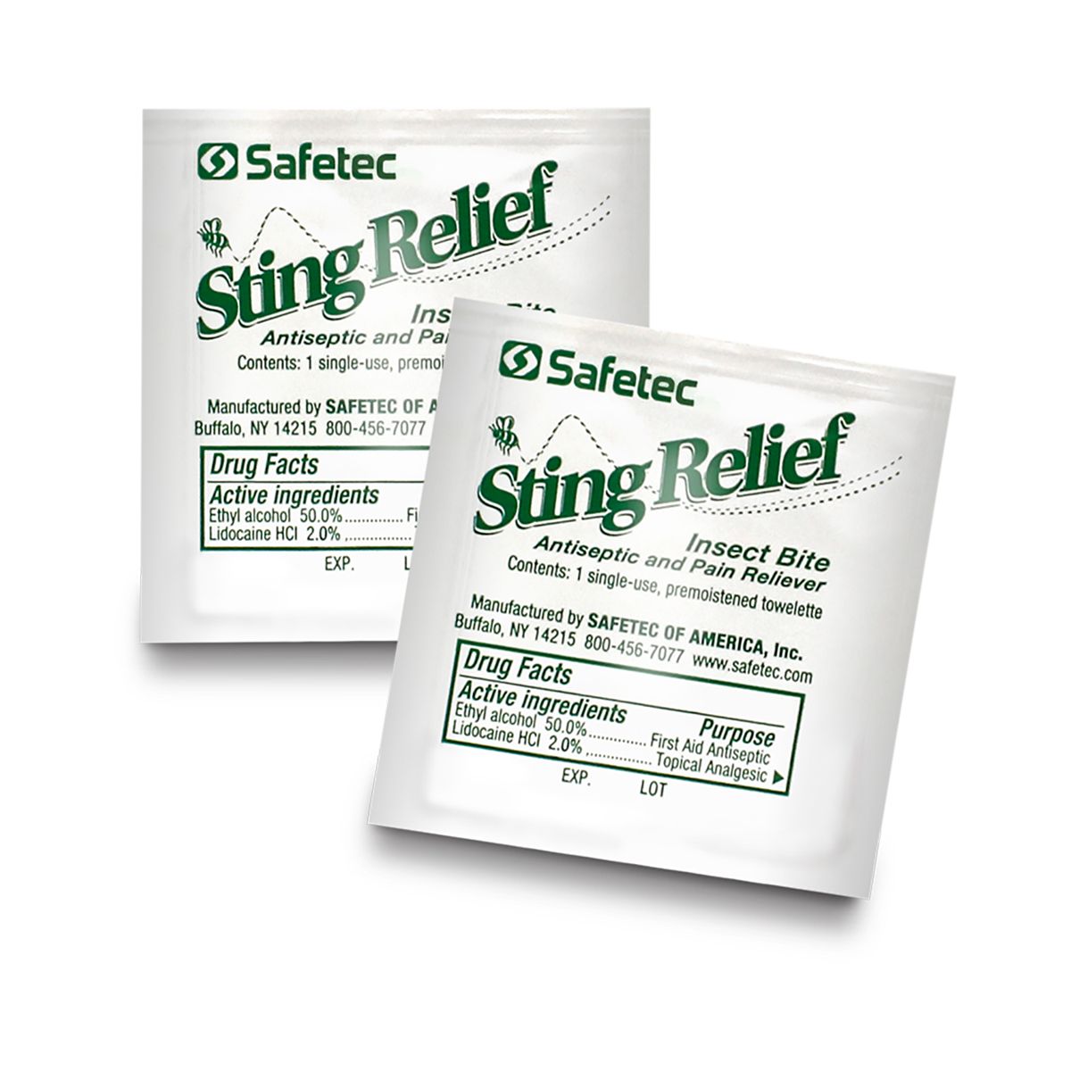 Sting Relief Wipes