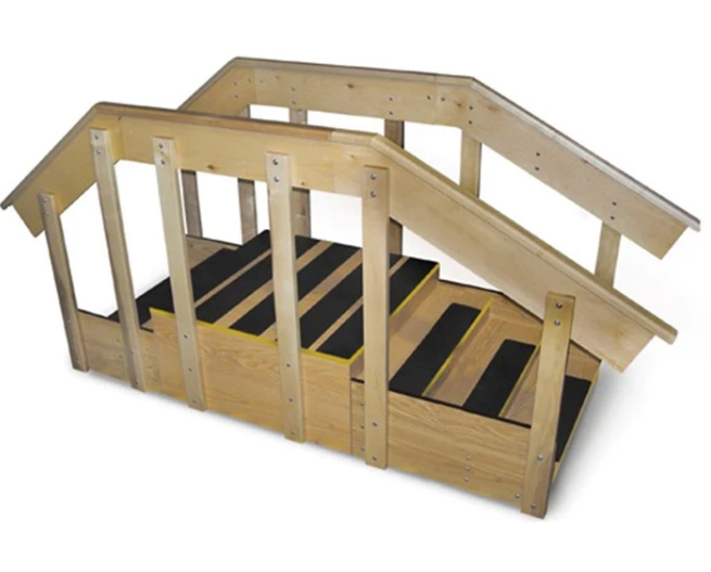 ADA Convertible Space Saver Training Staircase