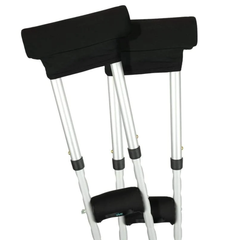 Crutch Pads with Hand Grips