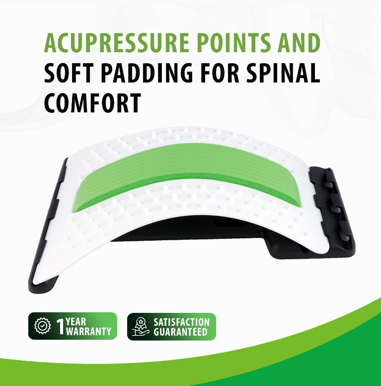 Ultimate Arch Spinal Traction Device for Back Pain Relief with Bonus Arch
